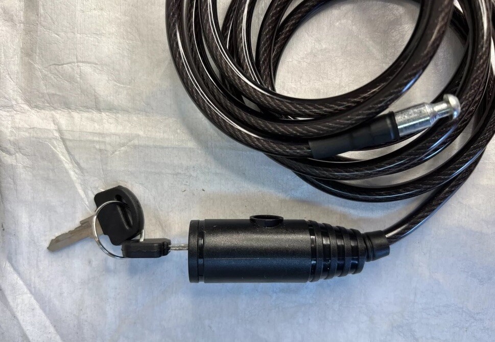 VOSKER V-CB-LOCK 6ft cable lock for Mobile Security Cameras or security box