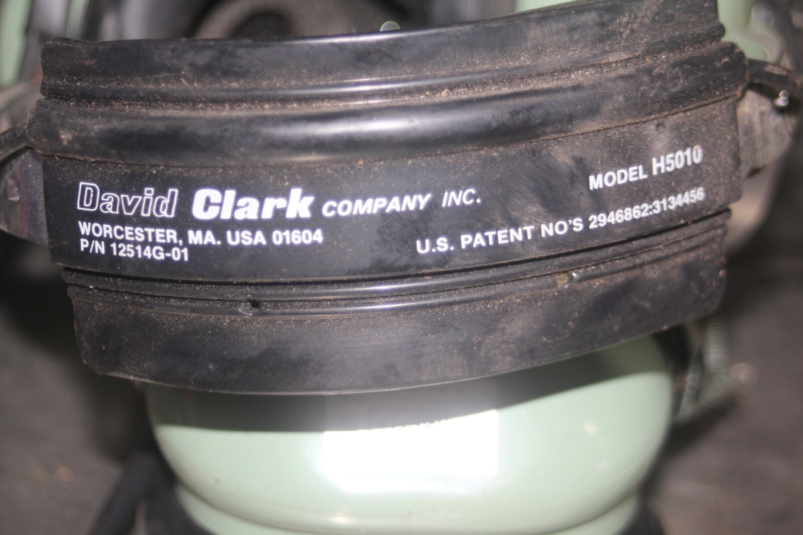 David Clark Over the Head Model H5010 Headset