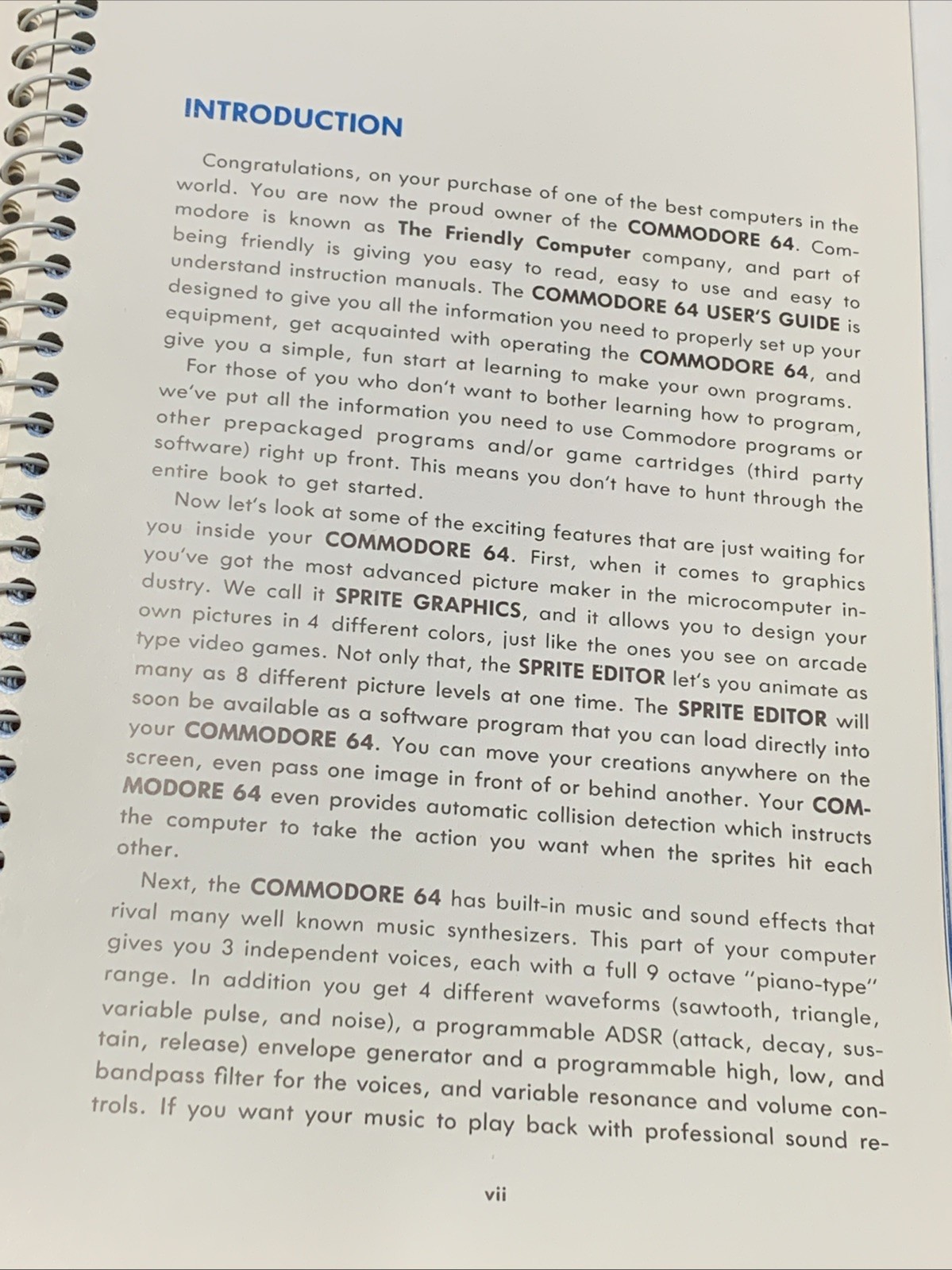 Commodore 64 User’s Guide- Original Vintage 1983 (Third Printing)