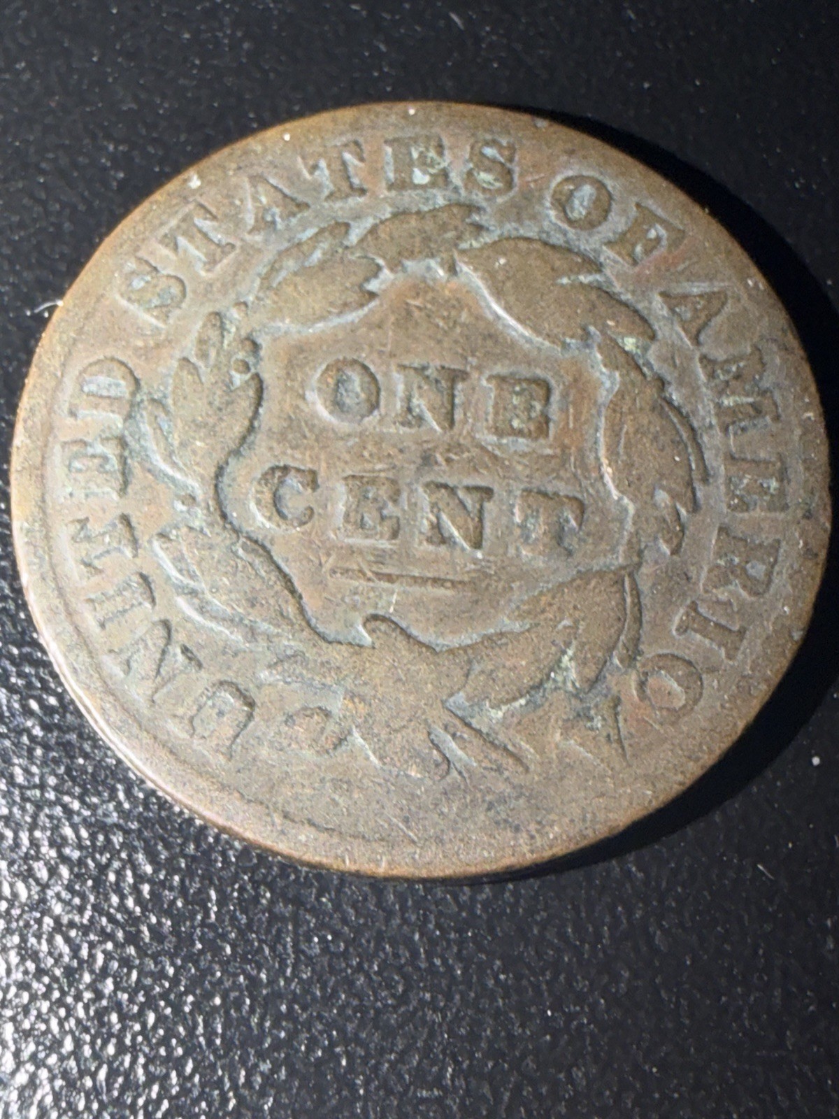 1832 Medium Letters Large Cent VG
