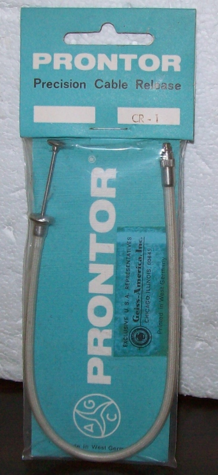 PRONTOR CR1 Precision Cable Release New Old Stock West Germany