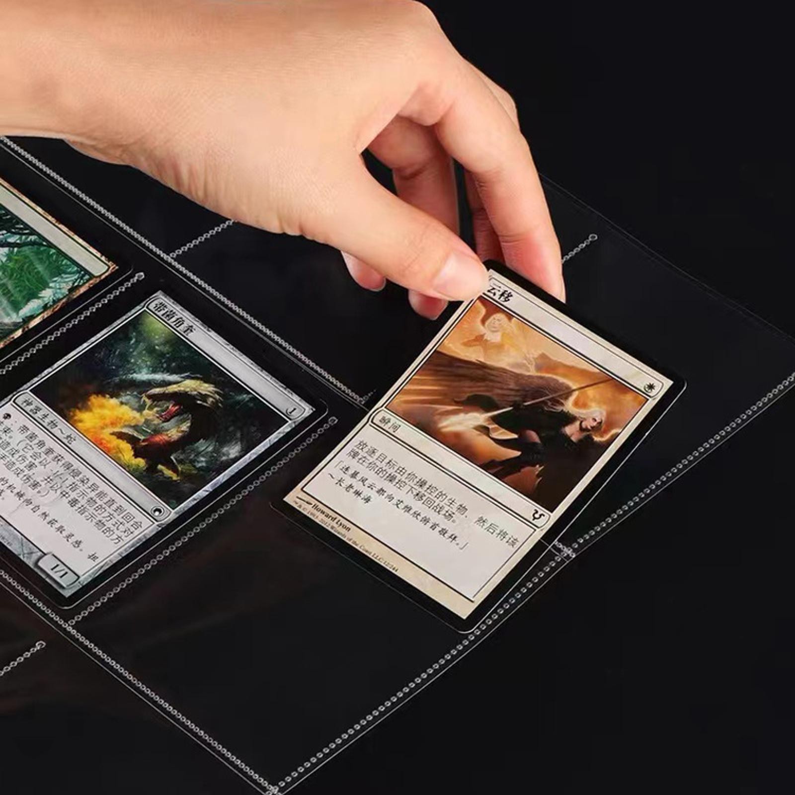 25 Pages Card Sleeves Collector Binder Album Holder Sheets for Pokemon jj