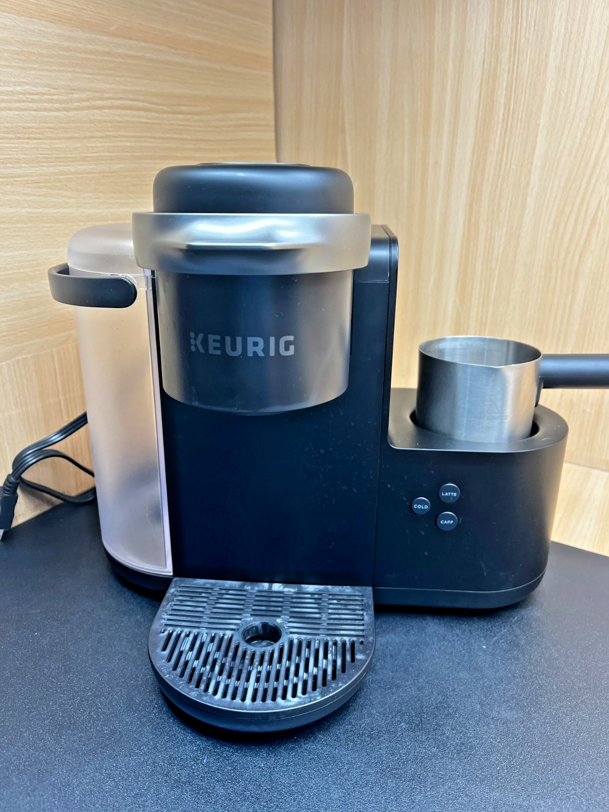 Keurig K-Cafe C Single Serve K-Cup Pod Coffee, Latte and Cappuccino Maker