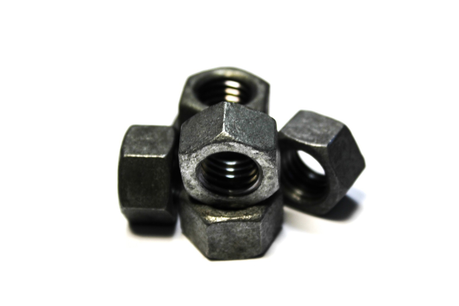 (250) 1/2"-13 Hex Nuts - Grade 2 - Plain
