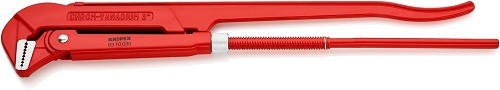 KNIPEX Tools - Swedish Pattern Pipe Wrench, 90 Degree Angled (8310030)