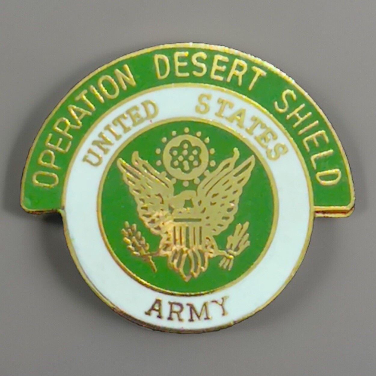 Vintage U.S. Army Operation Desert Shield 1” Pin