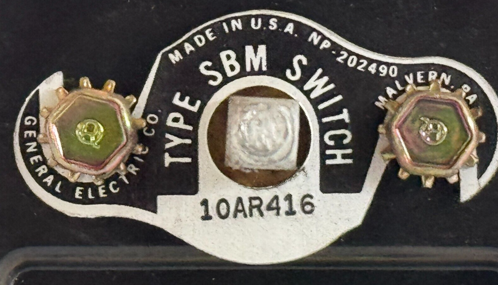 NEW General Electric 10AR416 SBM Rotary Switch