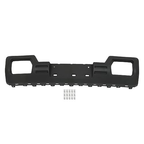 Black Front Bumper Valance Panel Plastic Replacement for 2014-2015 Sierra