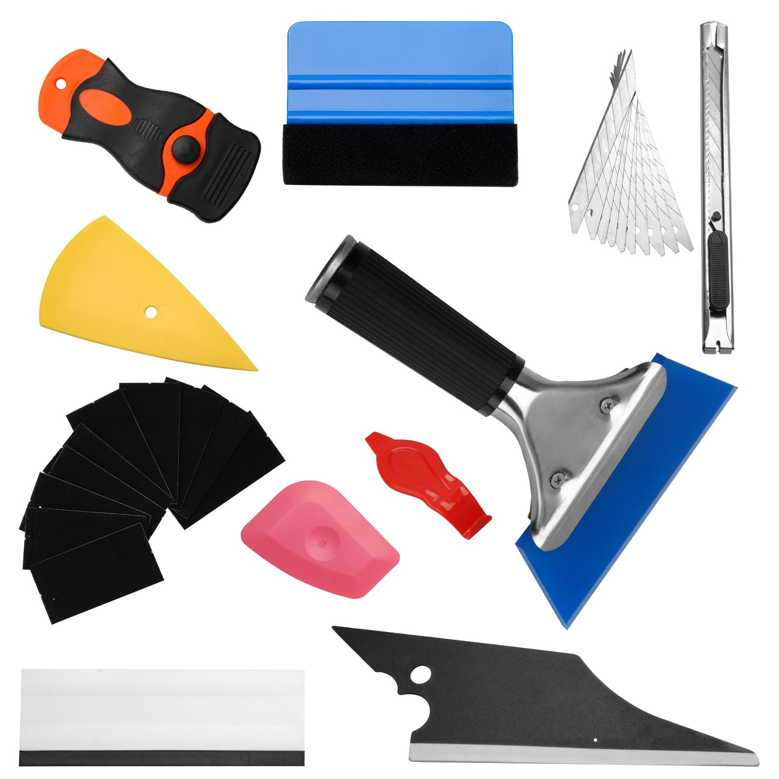 Professional 29 Piece Window Tint Tool Kit with Cutters for Car Vinyl Wrap