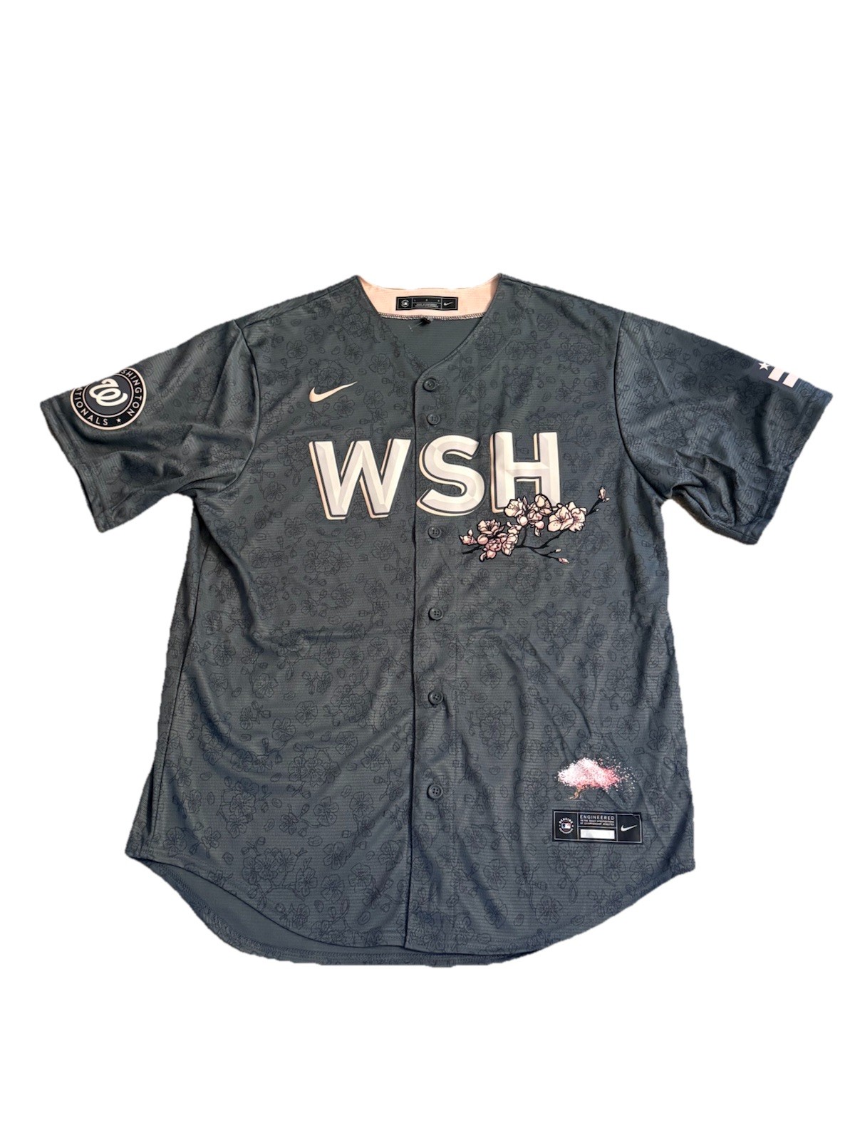 Nike Washington Nationals City Connect Cherry Blossom Jersey Men’s Size Small