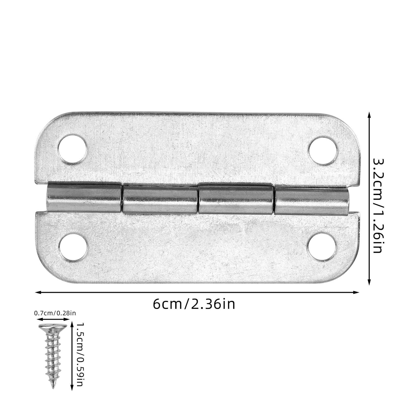 3 PCS Cooler Hinge Replacement Part For Igloo 304 Stainless Steel Screws Kit