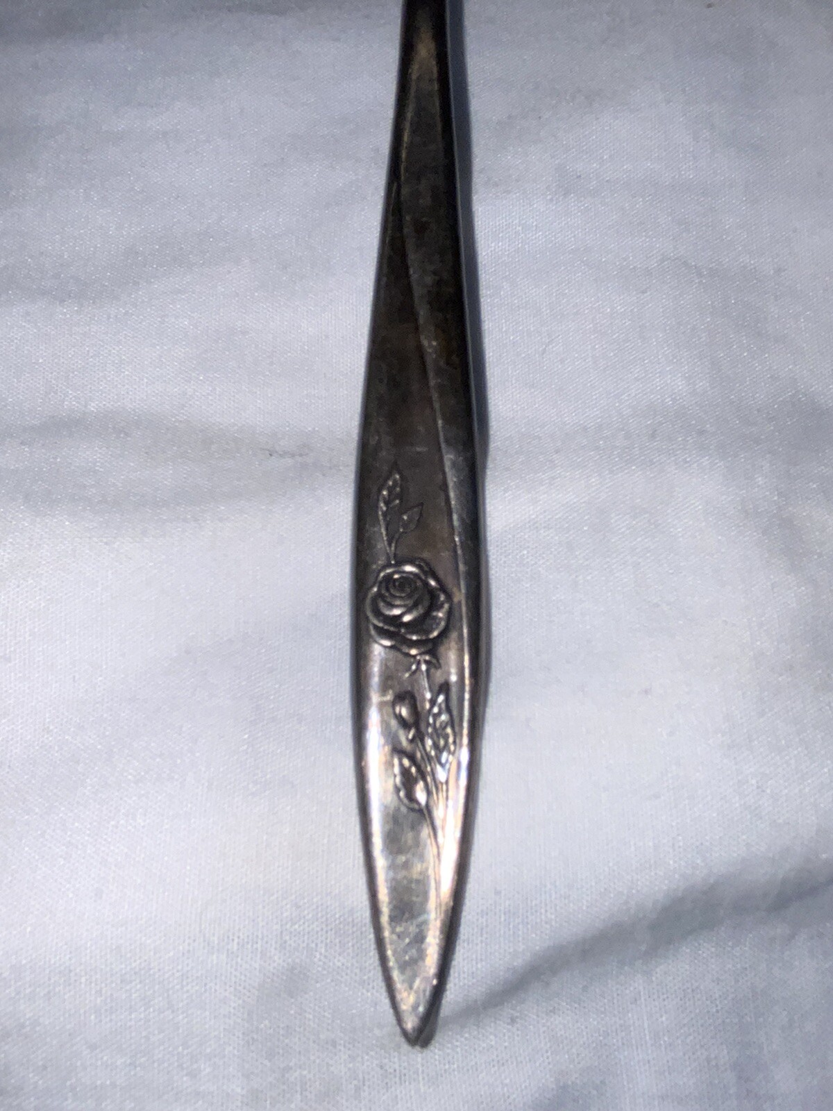 MORNING ROSE Oneida Community silverplate Solid Pierced Pie Server