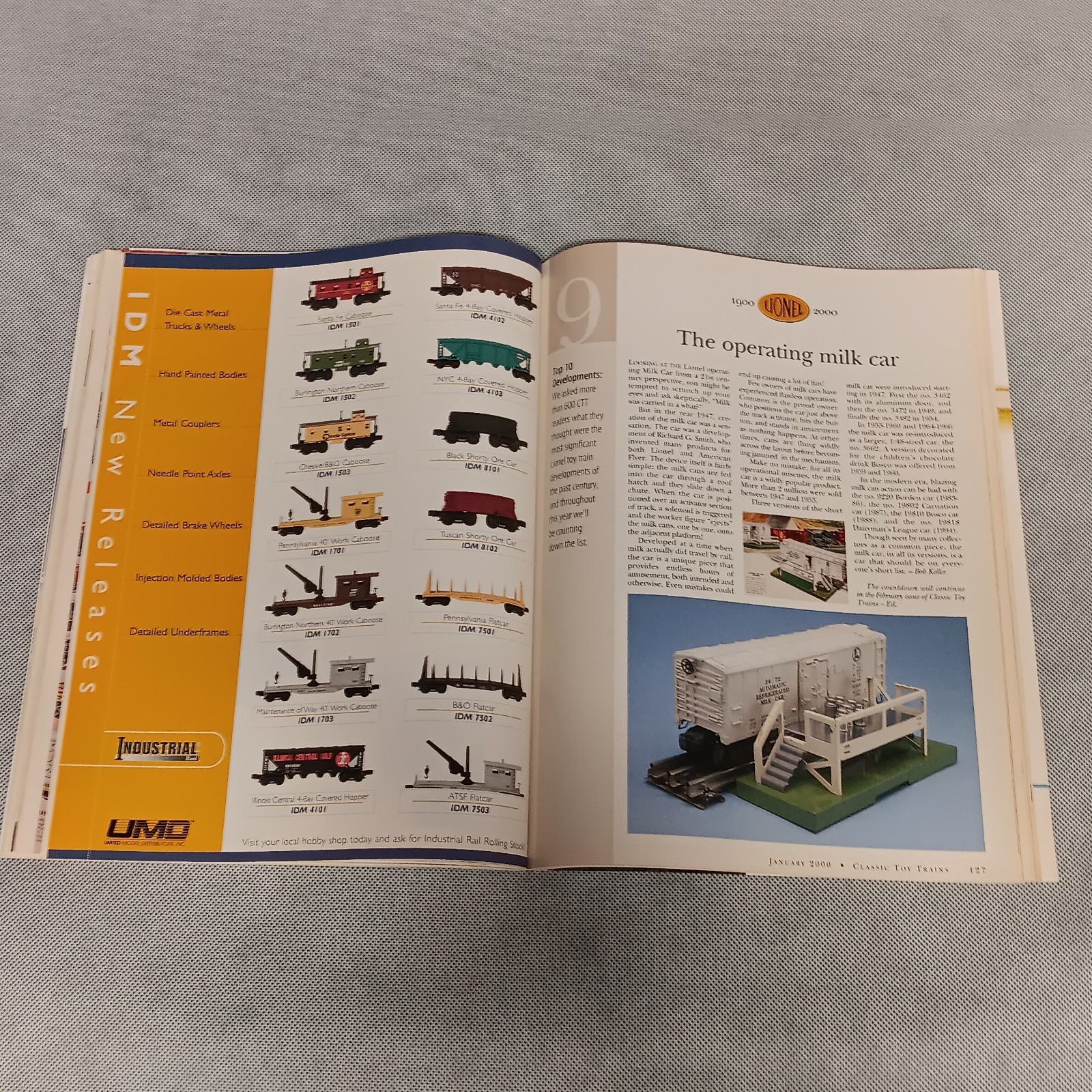 Classic Toy Trains Magazine January 2000