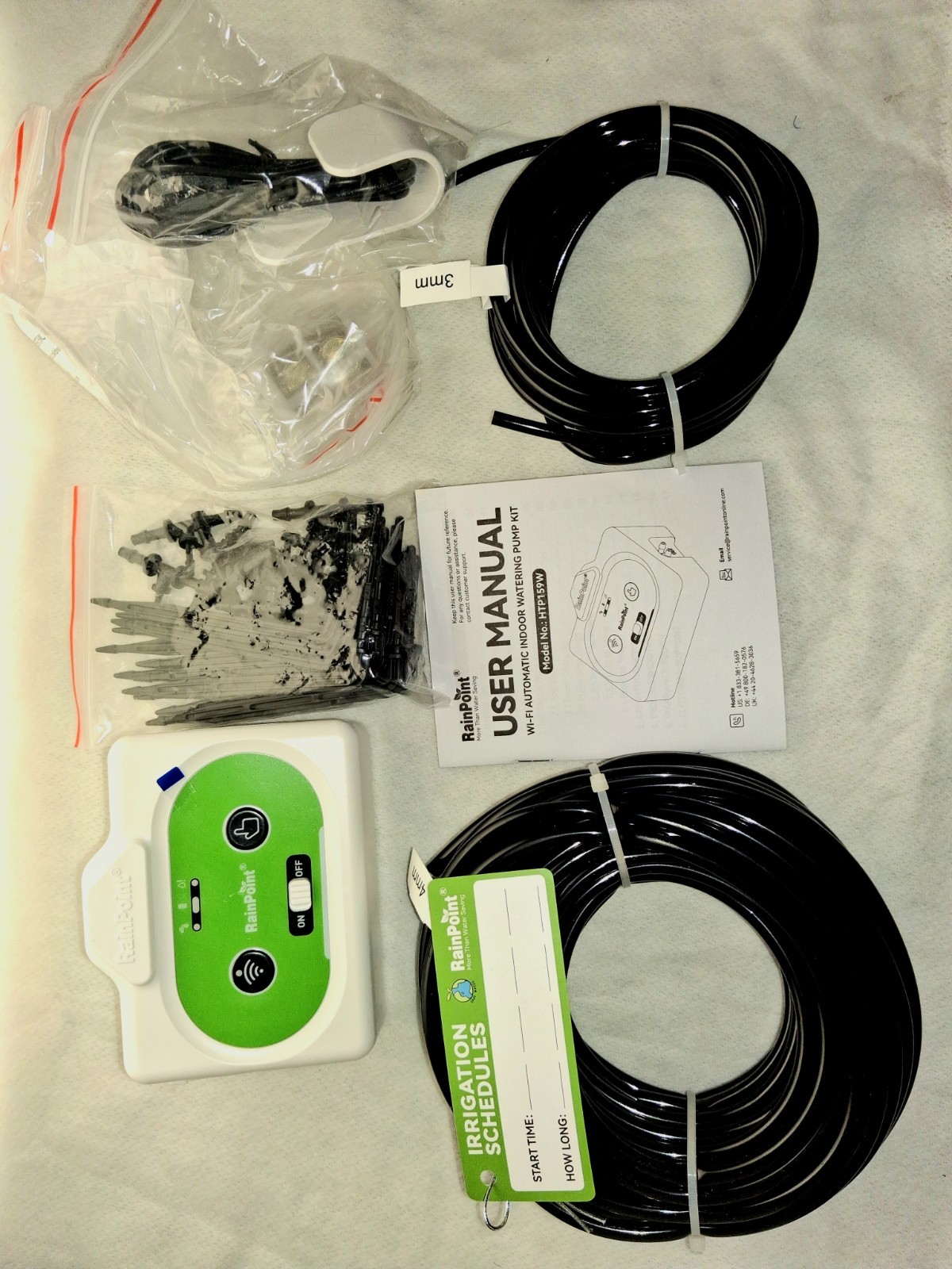 Rainpoint Wifi Auto Indoor Drip Irrigation Pump Kit