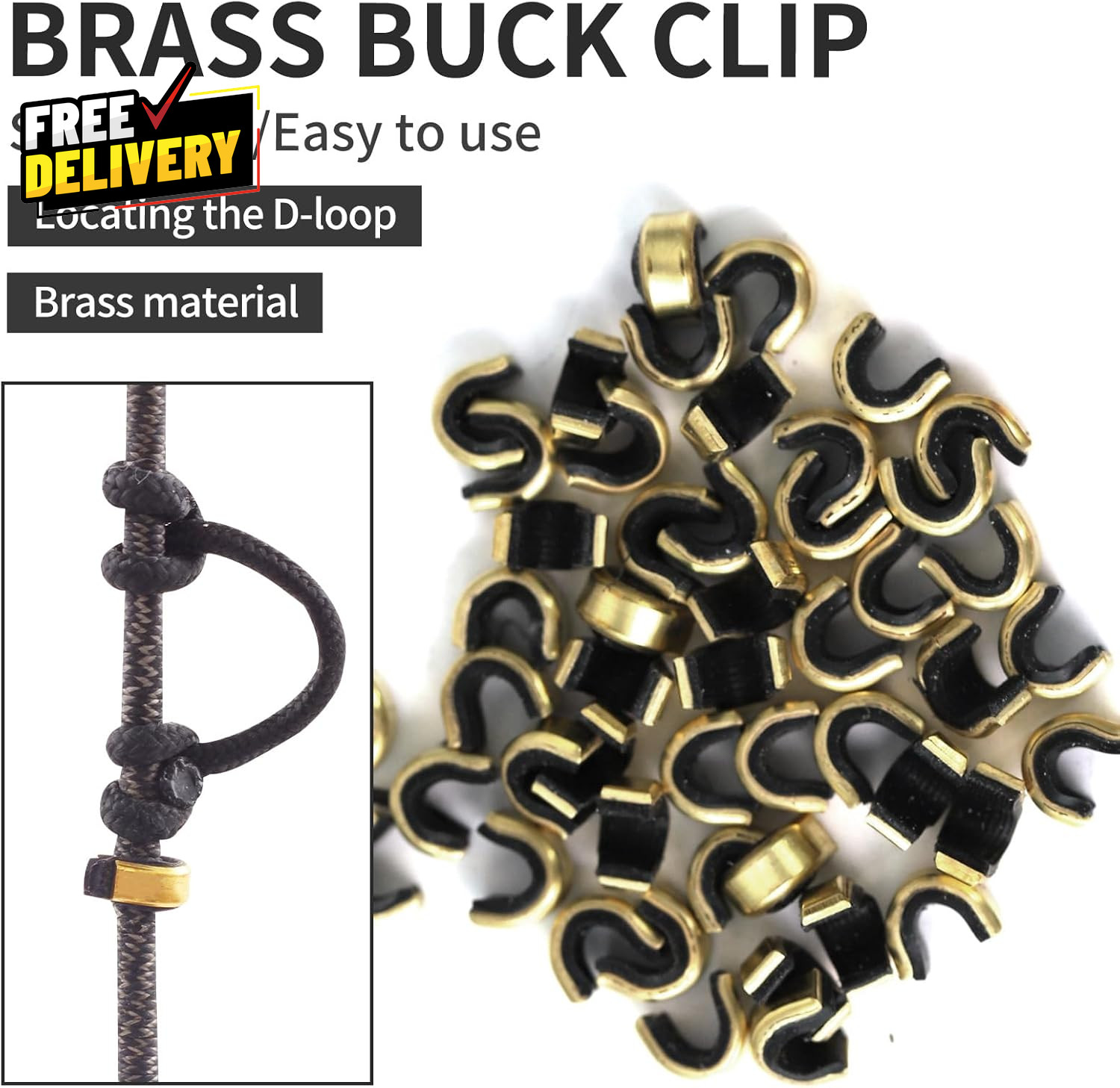 Bow String Nock Points 40 Packs Arrows Bowstring Nocking Point Set Archery A...