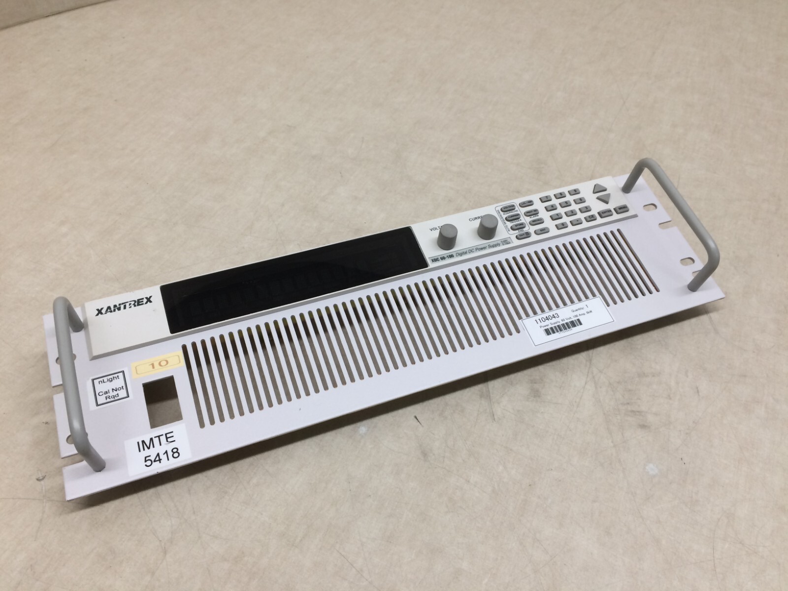 Xantrex XDC 60-100 Digital DC Power Supply Display Knob Control Cluster Unit