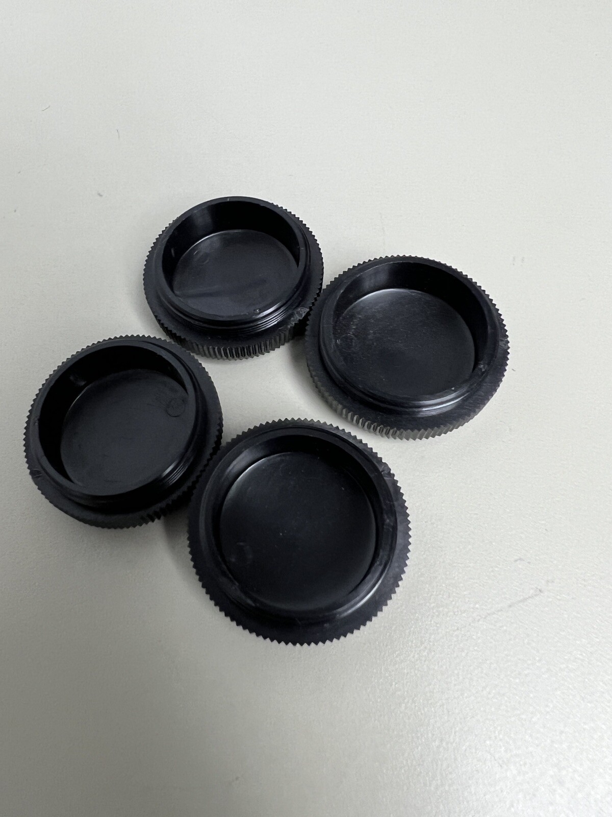 4PCS M26x0.706 Microscope Objective Dust Plugs Microscope Objective Lens Cover