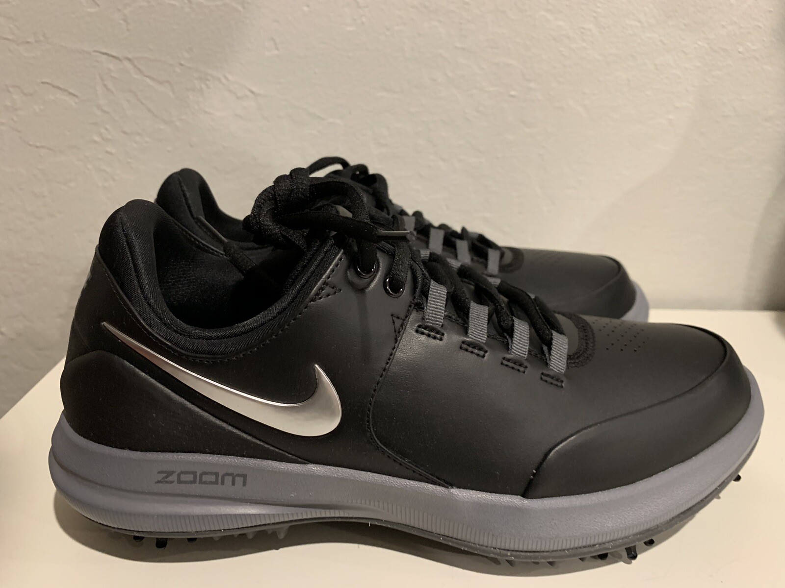 NEW Nike Air Zoom Accurate Golf Shoes 909723-003 Men's Size 7.5 Wide MSRP $90