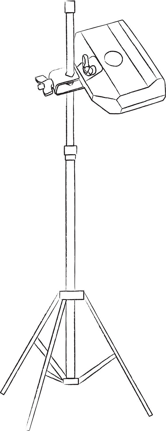 Chord PLB-L Low Red Plastic Block For Drum Hardware