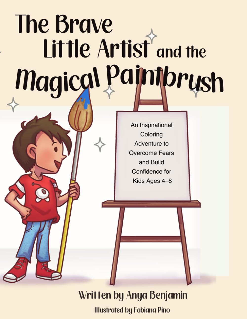 The Brave Little Artist and the Magical Paintbrush: An Inspirational Coloring Ad