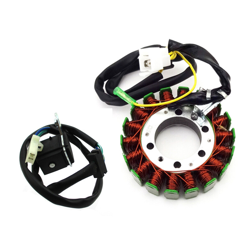 Magneto Stator & Pickup For 250 cc Go Kart Buggy Dazon BMS Roketa Kinroad Kandi