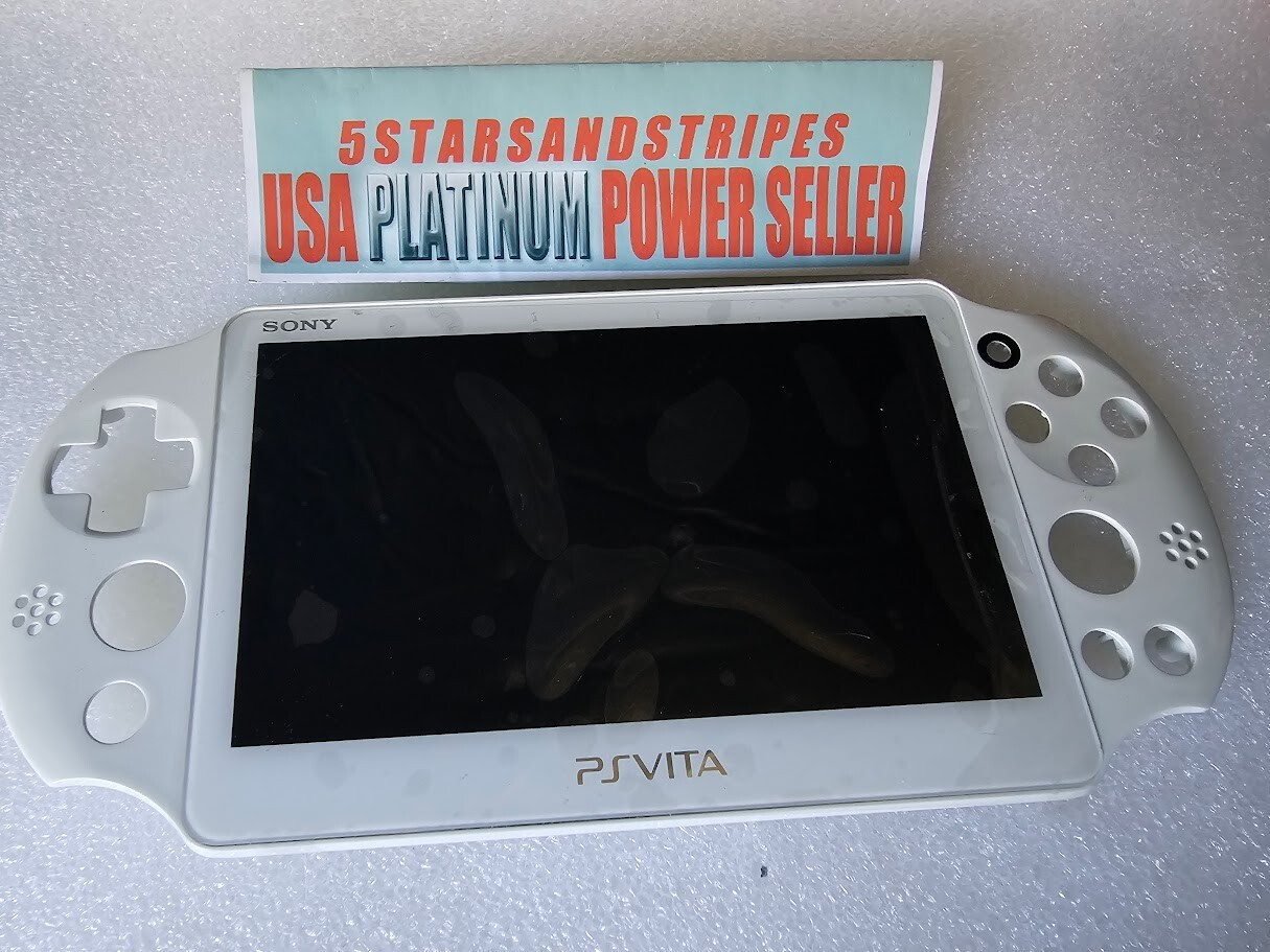 SONY PlayStation PS Vita PCH-2000 2001 Touch Digitizer LCD Screen Display WHITE