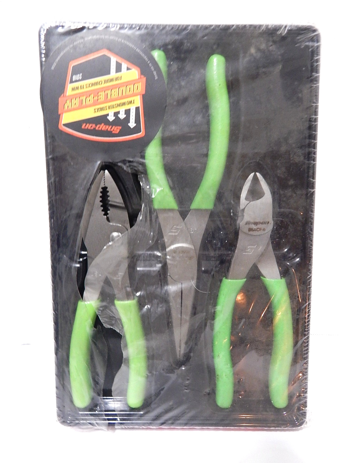 SNAP-ON PL306ACFO 3 PC PLIER SET GREEN