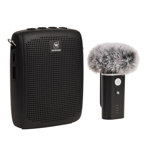 WinBridge Wireless Voice Amplifier with Bluetooth Lapel Mic for Teachers |
