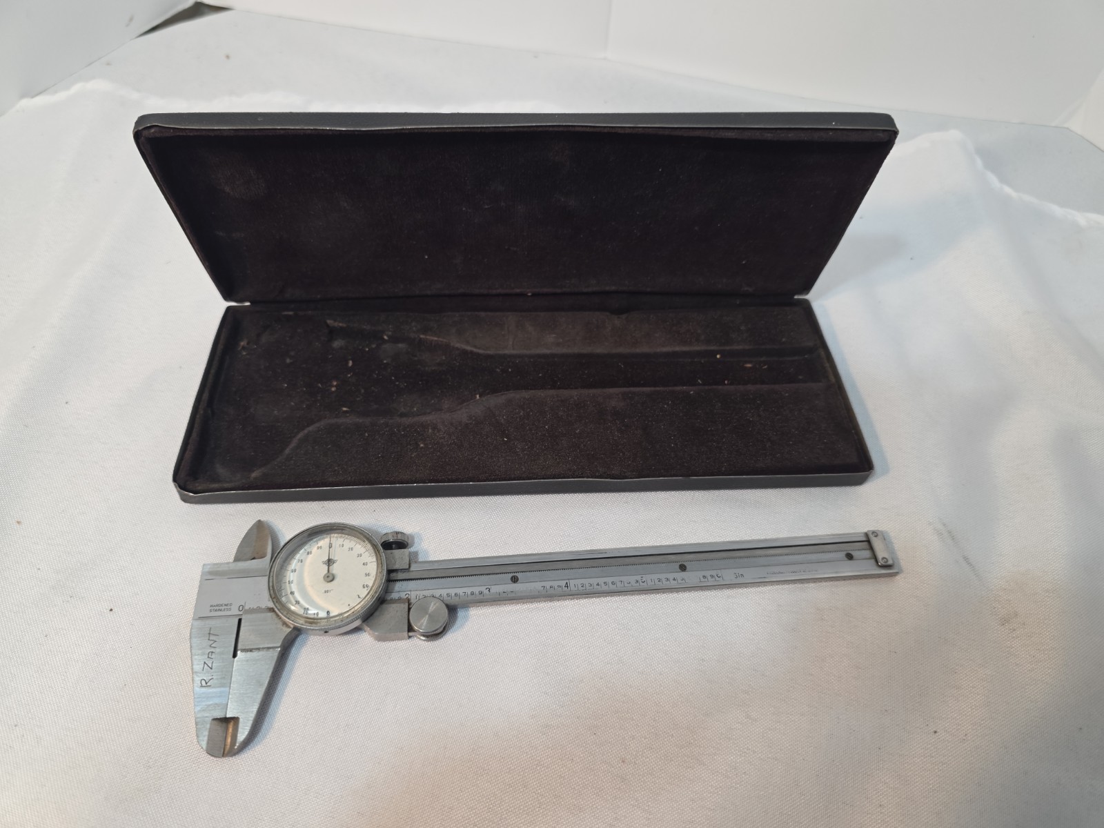Kanon Dial Caliper Machinist Tool " 0-6" Japan Case Micrometer Stainless