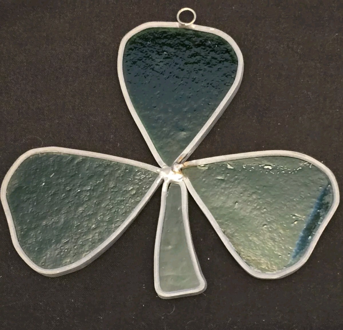 Green Shamrock Suncatcher 4" H X 4 5/8" W