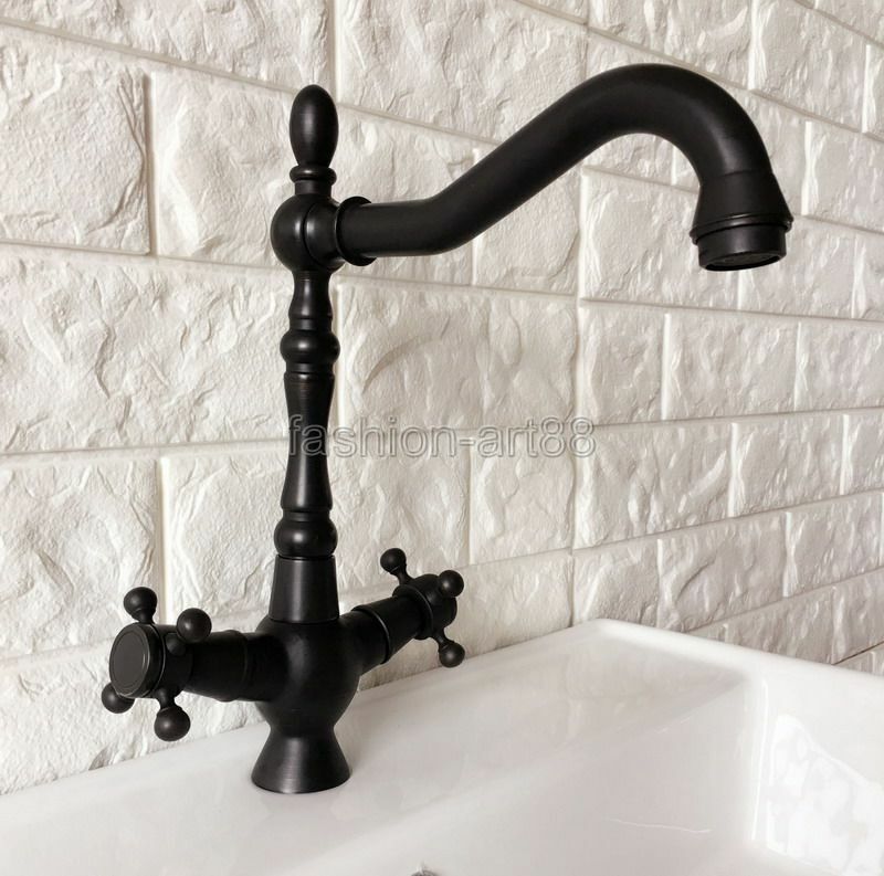 Kitchen Wet Bar Bathroom Vessel Sink Faucet Oil Rubbed Bronze Single Hole fnf380