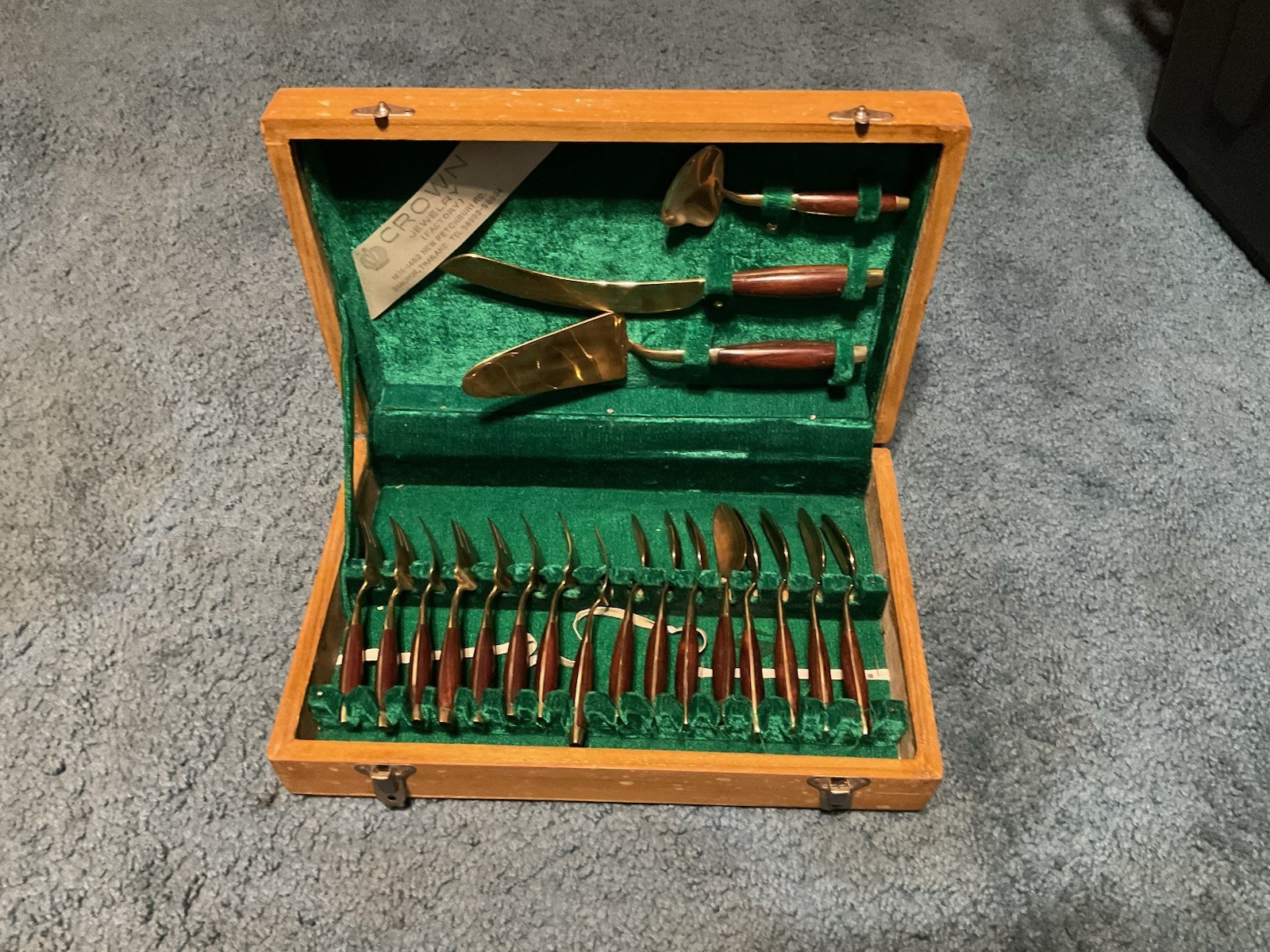 Vintage Vietnamese Silverware Set