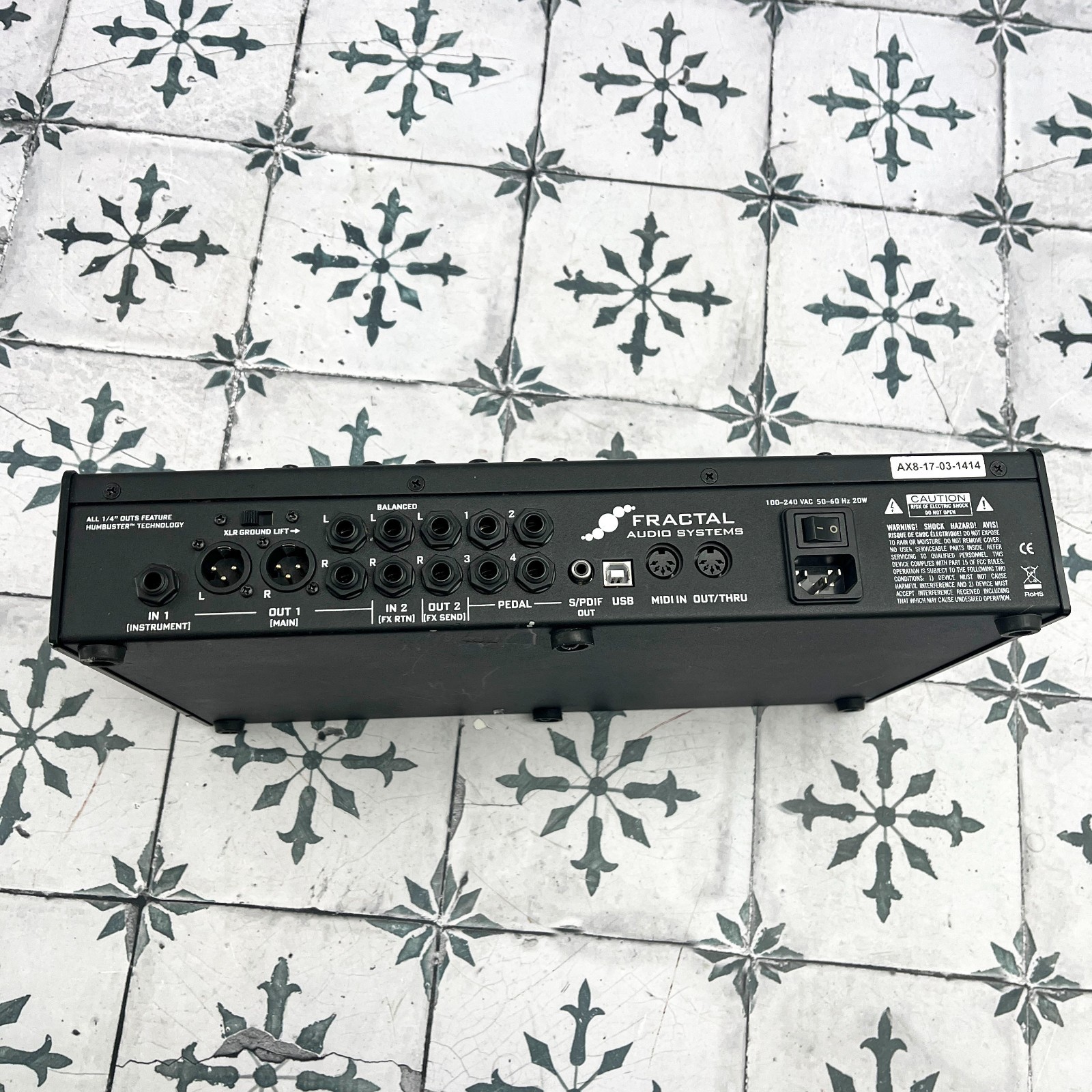 Fractal Audio Systems AX8 Amp Modeler/Multi-FX Processor #12845