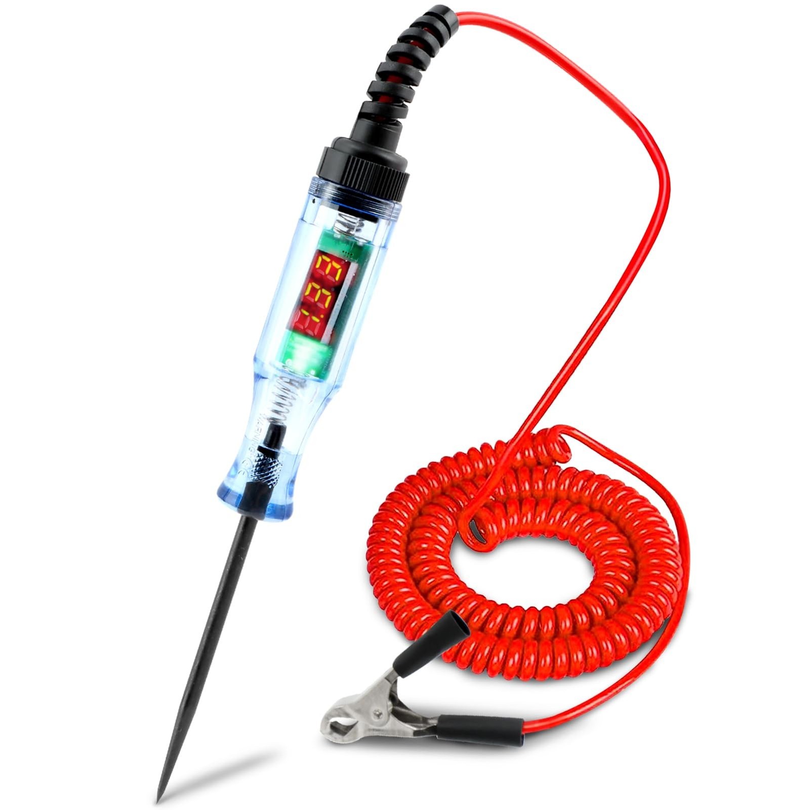 Automotive Test Light with 3-48V LED Digital Display, Auto Bidirectional Volt...