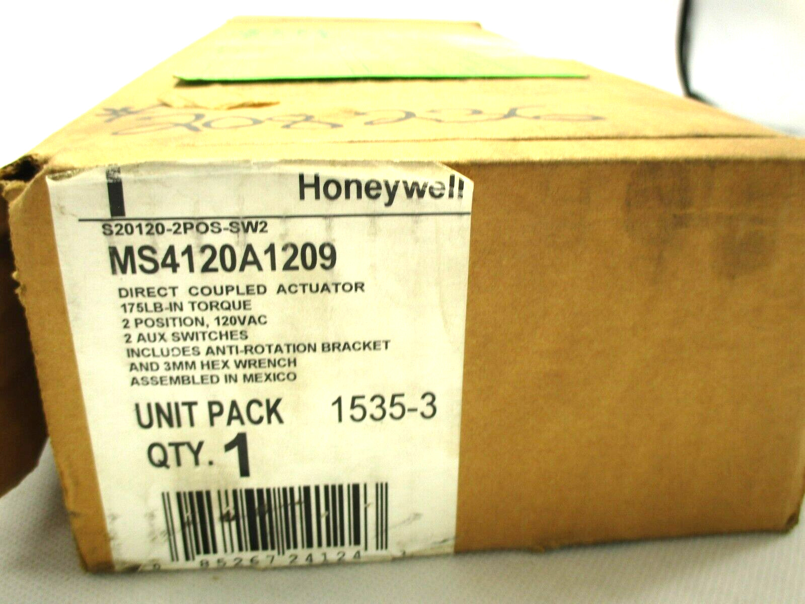 NEW HONEYWELL MS412DA1209 DIRECT COUPLED DAMPER ACTUATOR