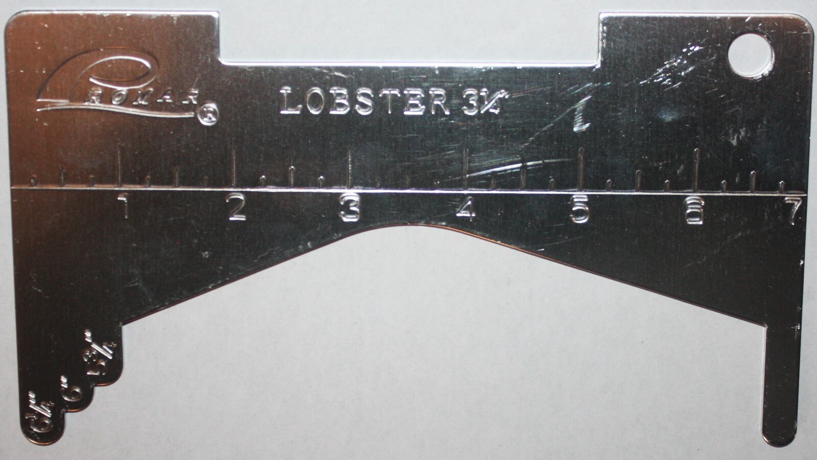 PROMAR AC-310 Aluminum Lobster/Crab Gauge. 5-3/4" to 6-1/4". NEW. Fishing. 7" NR