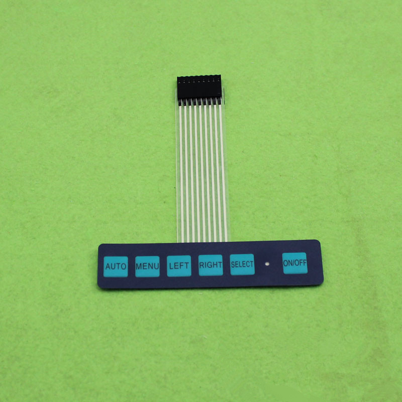 1x6 Matrix Array 6 Key Membrane Switch Keypad Keyboard 1*6 Keys with LED