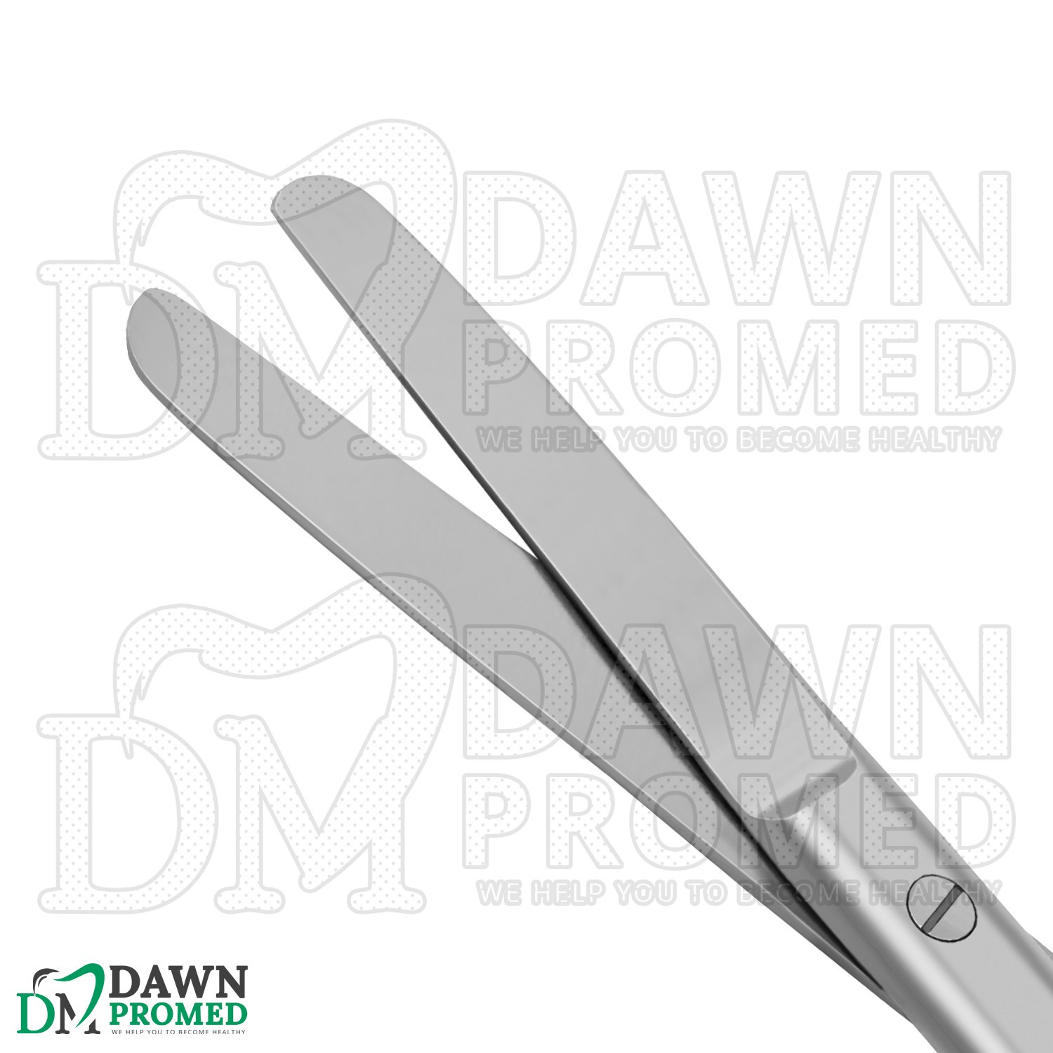 Operating Scissors 4.5" Straight Blunt Blunt Round Pattern Surgical Instruments