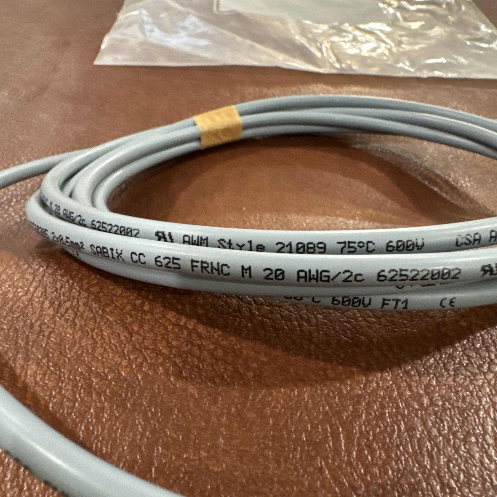 SAB Bröckskes Temperature Sensor Probe 2x0.5mm FRNC Cable Stainless Steel 600V