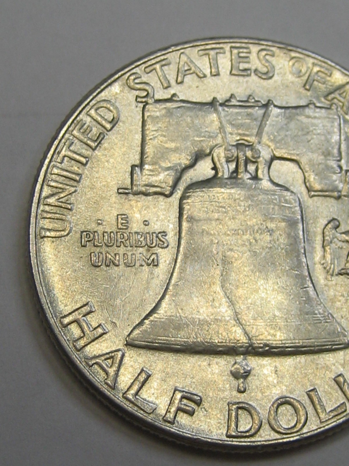 1955 Silver Half dollar "Bugs Bunny" in AU circulated condition.