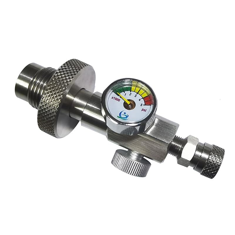 Aopkeo Fill Station DIN G5/8 HPA Filling Charger Adaptor Stainless Steel for ...