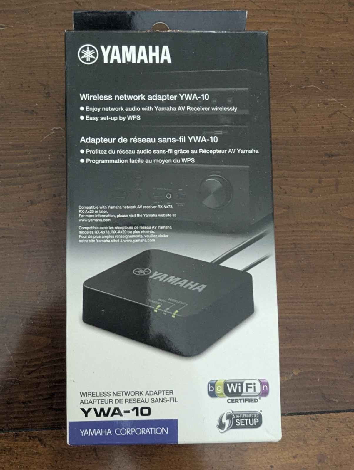 Yamaha YWA-10 Wireless Network Adapter WiFi Bridge for AV Receivers Open Box