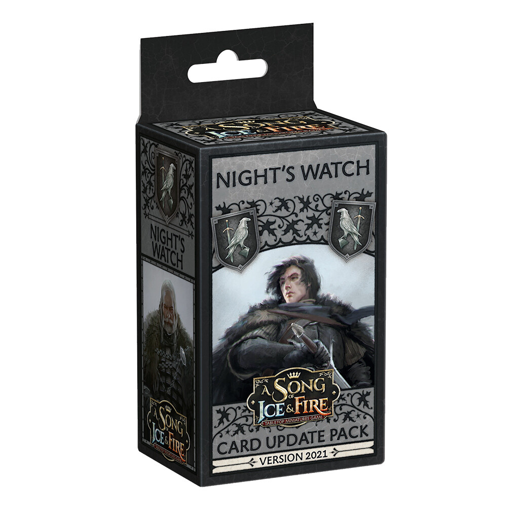 Night's Watch Faction Update Card Pack A Song of Ice Fire ASOIAF Miniatures NIB