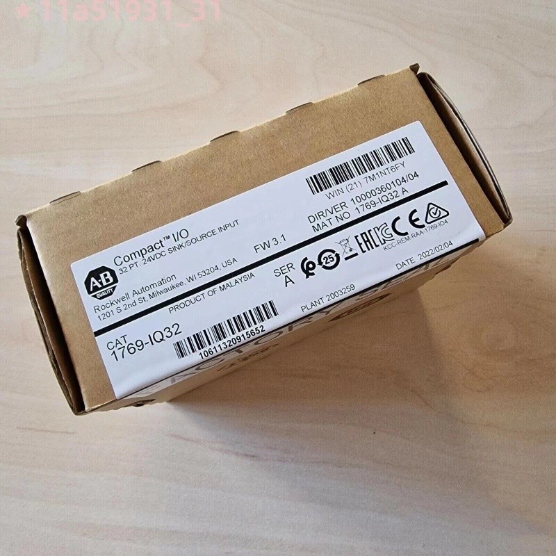 1 PC NEW Sealed AB 1769-IQ32 CompactLogix 24V DC Input Module 1769IQ32