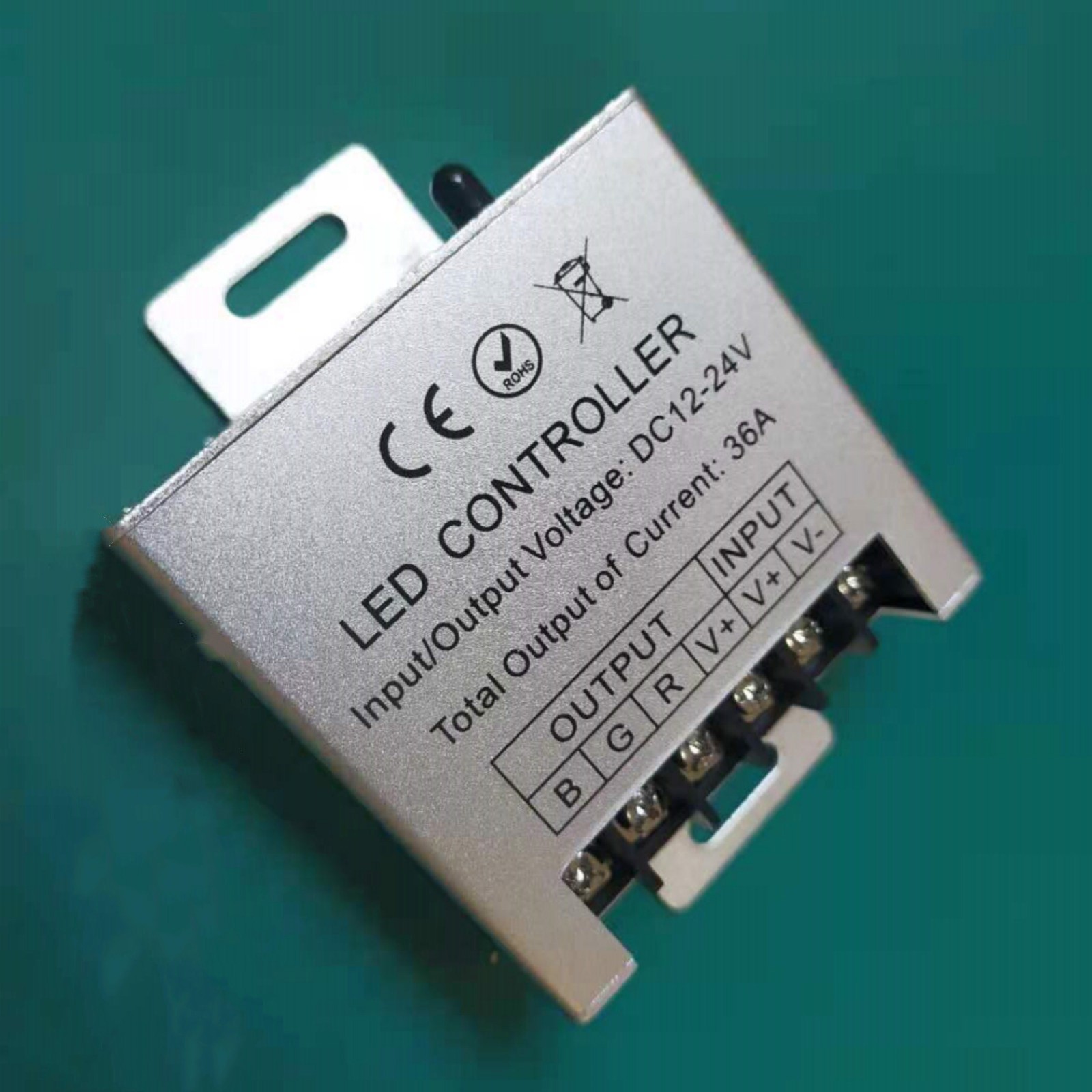 IR 23Keys Remote Controller 360W LED 36A Light Dimmer Wireless 12V 24V DC