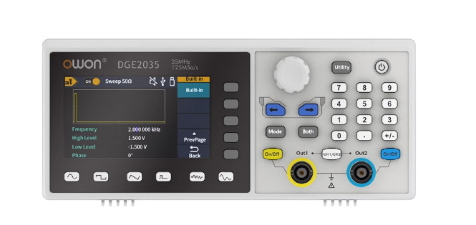 Function Signal Generator Dual-Channel Signal Source Arbitrary WaveformGenerator