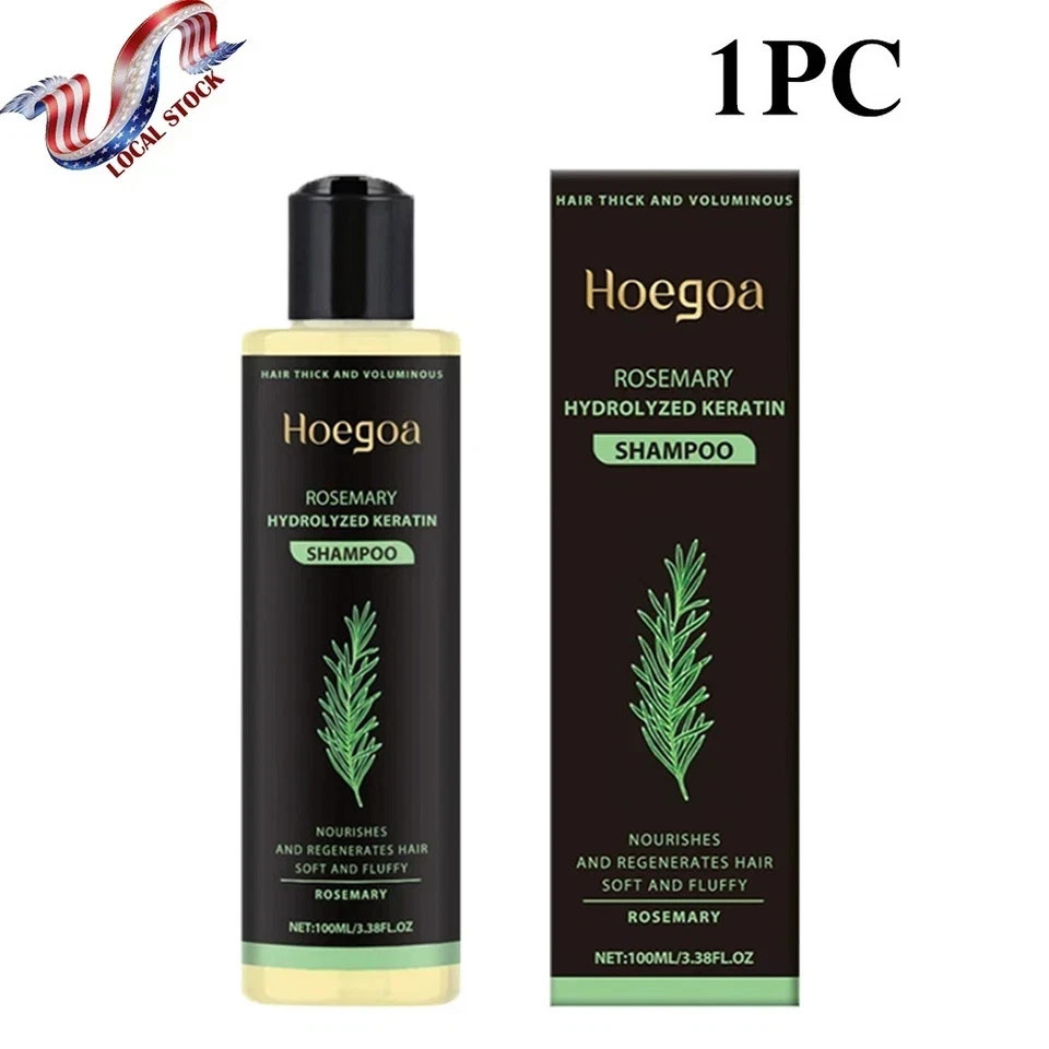 Tgideas Organic Rosemary Hair Growth Shampoo for Women and Men-Natural Thicke