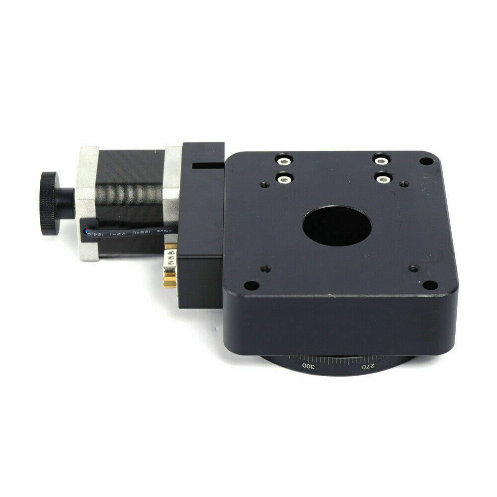 Electric Rotary Table CNC Indexing High Precision Turntable Rotary 100mm 180:1