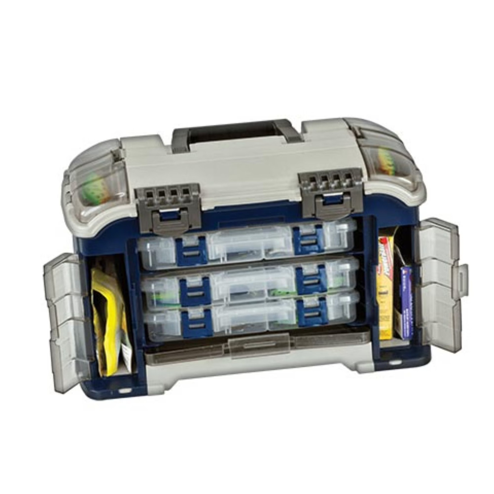 Elite Angled Tackle System 3700, Blue and Silver