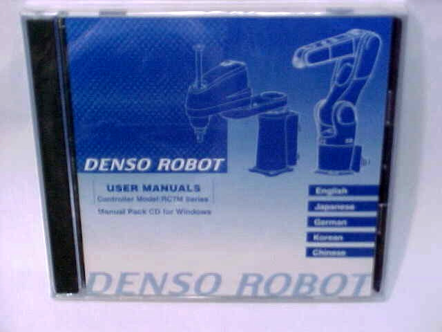 DENSO ROBOT USER  MANUALS RC7M SERIES DISC   SJ